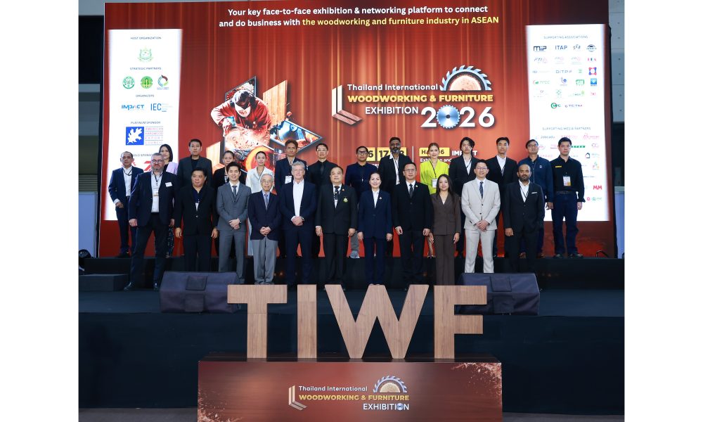 Thailand Increases TIWF Exhibition Size by 51% to Boost ASEAN Woodworking Industry